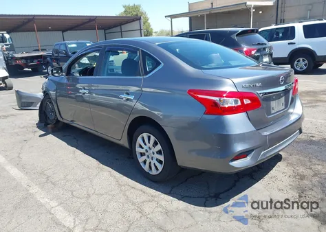 2016 Nissan Sentra S z USA, uszkodzony, nr VIN 3N1AB7APXGY268317